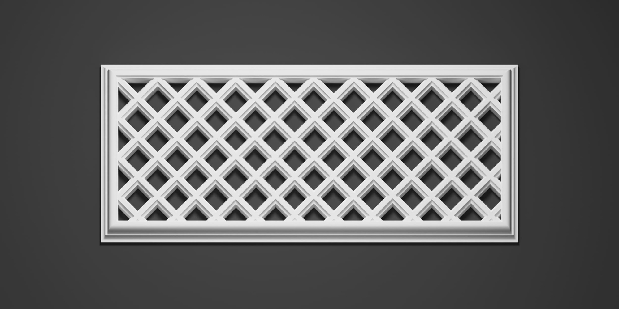 Вентиляционная решетка гипсовая ВР 010