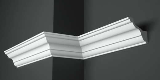 Карниз потолочный гипсовый гладкий КГ 036
