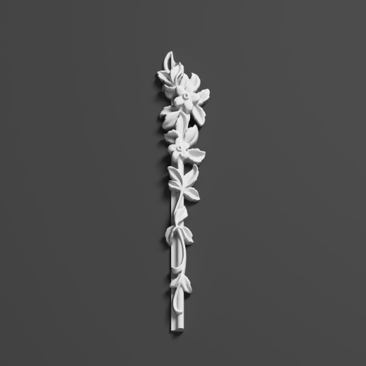 Угловой элемент гипсовый ДЭЛГ 003 4-1Б