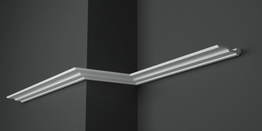 Карниз потолочный гипсовый гладкий КГ 008 3