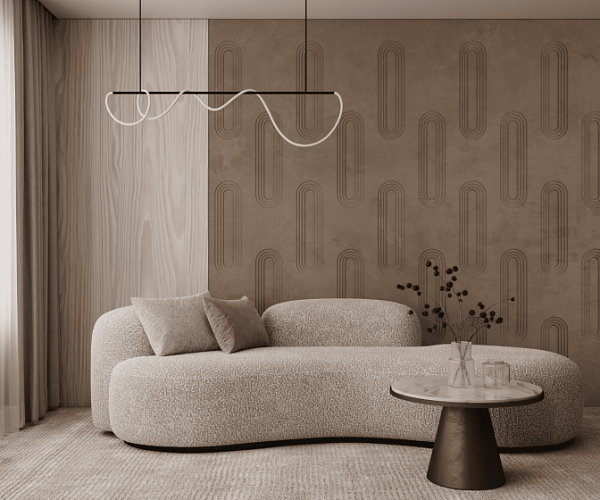 3D панель гипсовая 115