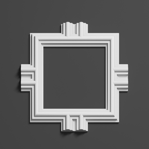 Угловой элемент гипсовый ДЭЛГ 036 3