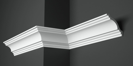 Карниз потолочный гипсовый гладкий КГ 092