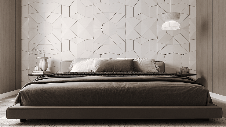 3D панель гипсовая 094