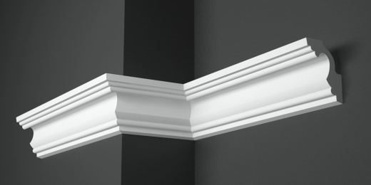 Карниз потолочный гипсовый гладкий КГ 027 5