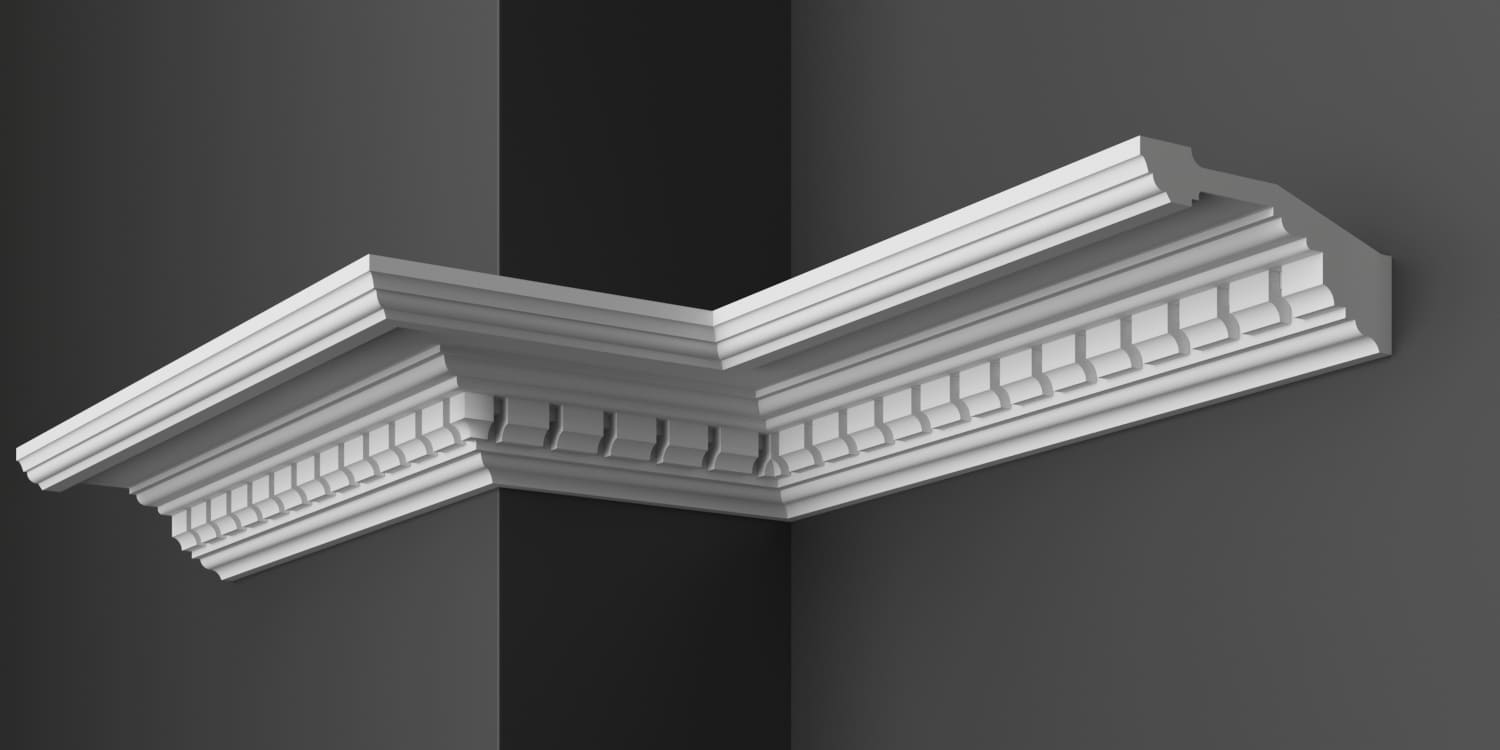 Карниз потолочный гипсовый лепной КЛ 018