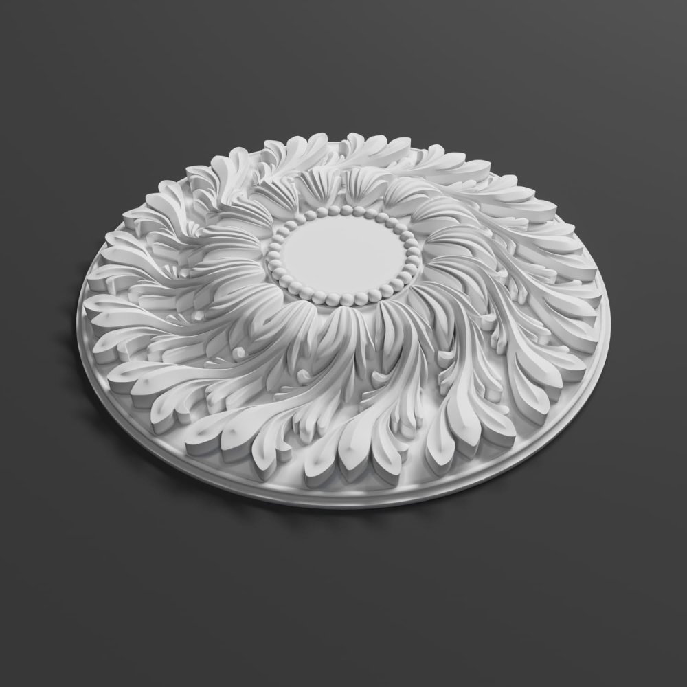 Розетка потолочная гипсовая РП 022