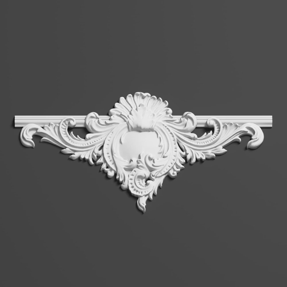 Угловой элемент гипсовый ДЭЛГ 009 3