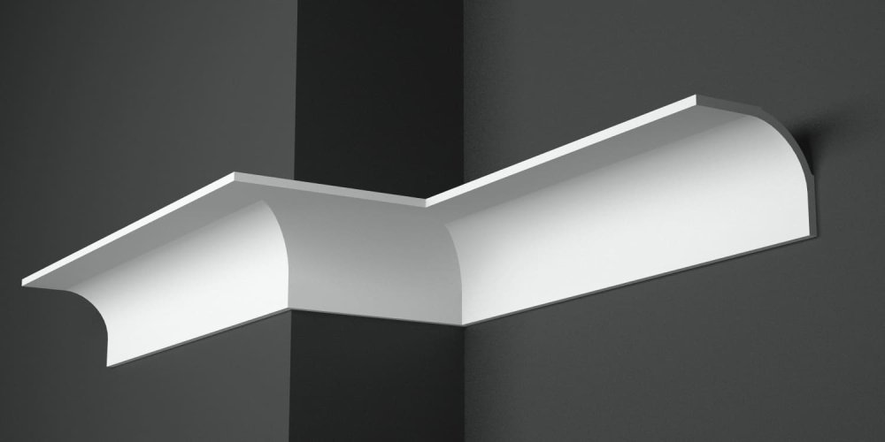 Карниз потолочный гипсовый высокий КГП 019