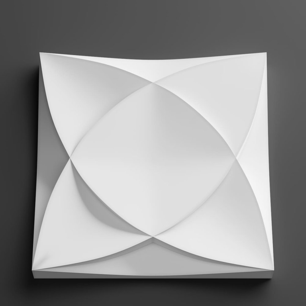 3D панель гипсовая 018