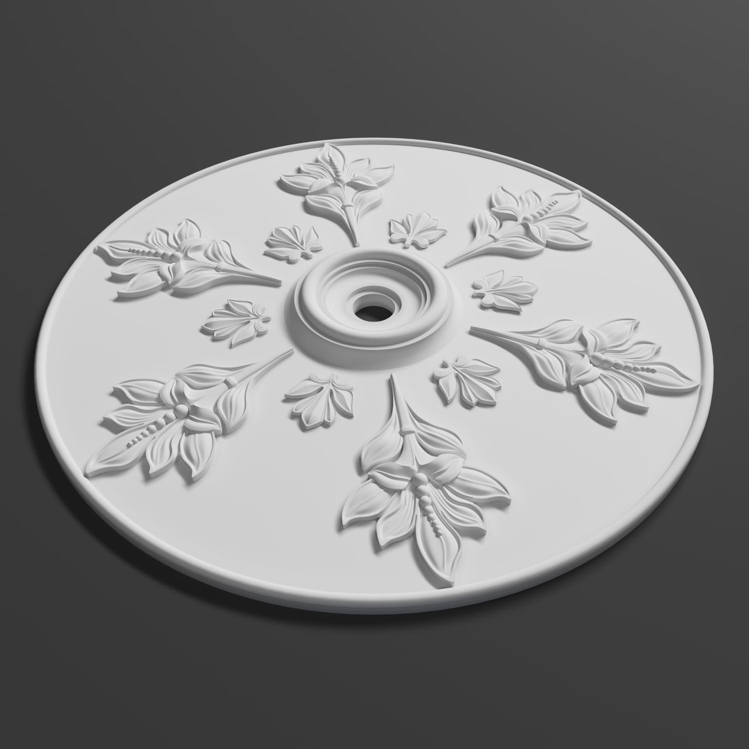 Розетка потолочная гипсовая РП 030