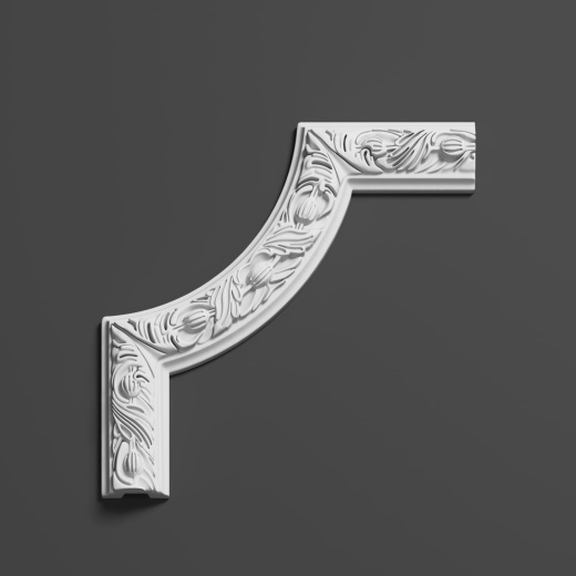 Угловой элемент гипсовый ДЭЛГ 038