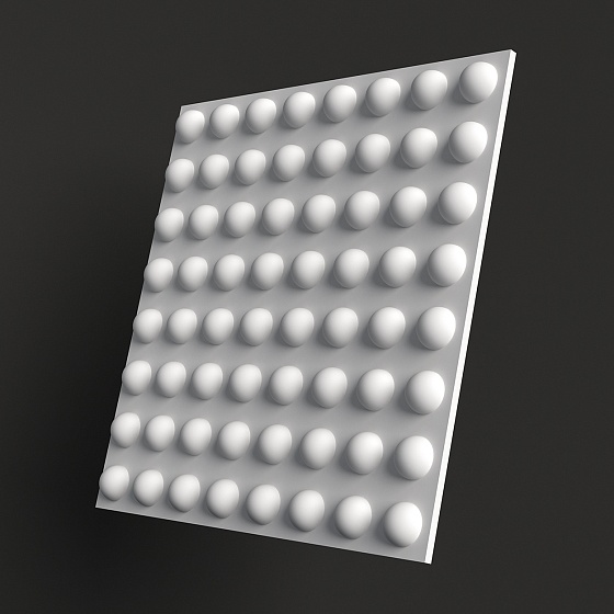 3D панель гипсовая 143