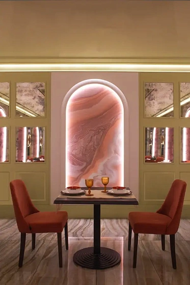 Карниз потолочный гипсовый с подсветкой КГС 030