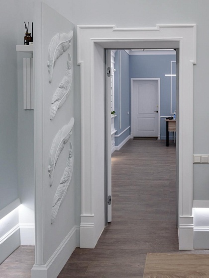 Угловой элемент гипсовый ДЭЛГ 040 к ЛГ 101 