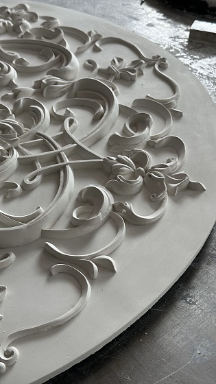 Розетка потолочная гипсовая РП 041