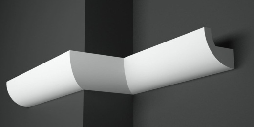 Карниз потолочный гипсовый гладкий КГ 015 2