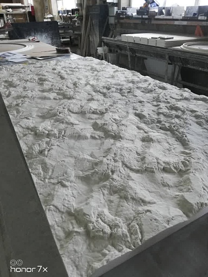 3D панель гипсовая скала 071 4