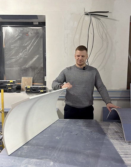 Соединитель радиусный гипсовый СРГ 001