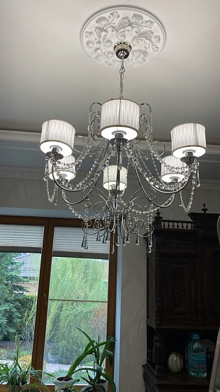 Розетка потолочная гипсовая РП 040