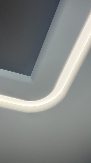 Светильник радиусный встраиваемый потолочный гипсовый LINE 025 Rad