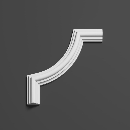 Угловой элемент гипсовый ДЭЛГ 004 5