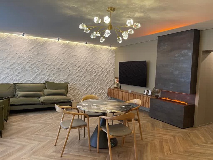 3D панель гипсовая скала 071 4