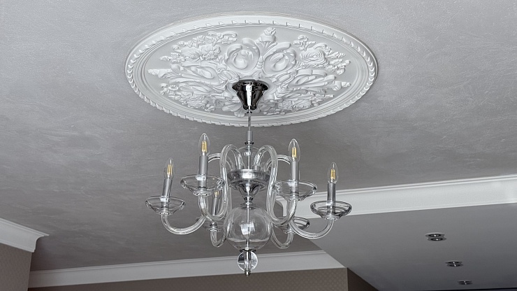 Розетка потолочная гипсовая РП 048