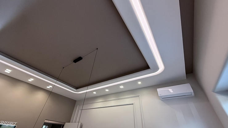 Светильник встраиваемый потолочный гипсовый LINE 025