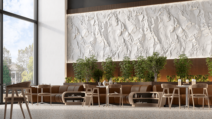 3D панель гипсовая скала 134 4 "Эльбрус"