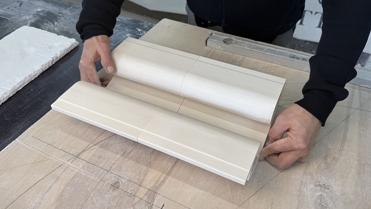 Светильник встраиваемый потолочный гипсовый LINE 025