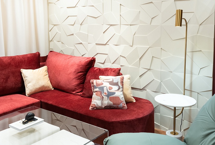 3D панель гипсовая 094