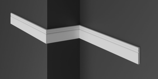 Плинтус напольный гипсовый ПН 022 