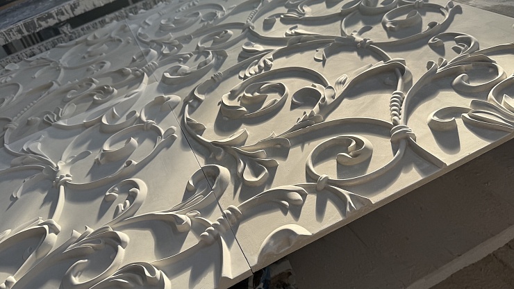 3D панель гипсовая 125