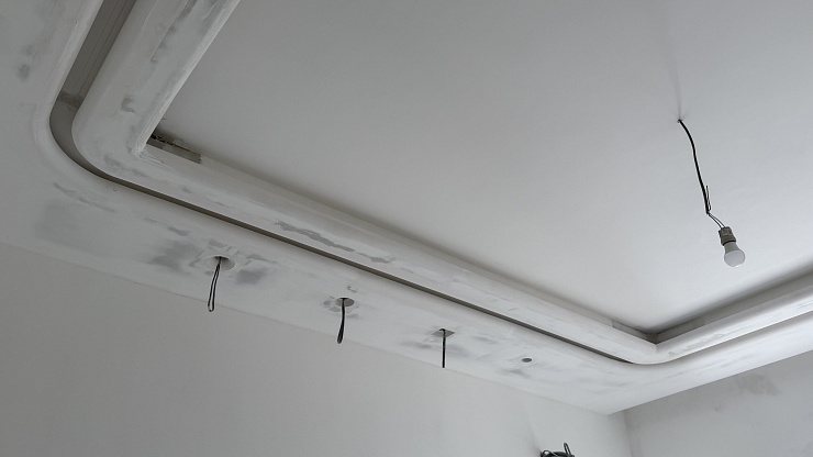 Светильник встраиваемый потолочный гипсовый LINE 025